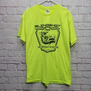 Polaris Slingshot Tshirt Gr. XL neongelb Frontgrafik "To The Next Gear" - Bild 1 von 8