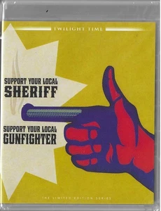 SUPPORT YOUR LOCAL SHERIFF/SUPPORT LOCAL GUNFIGHTER-TWILIGHT TIME BLU RAY MINT - Imagen 1 de 1