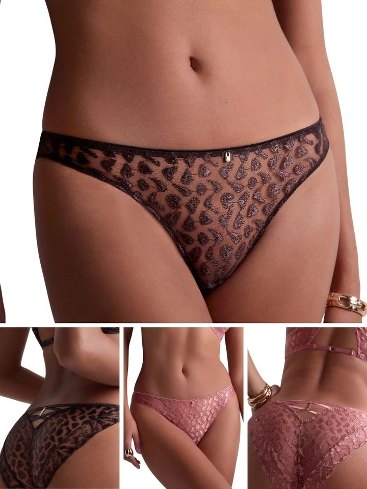 Calzoncillo italiano Aubade Crazy In Love tiro medio bragas bordadas lencería de lujo Foto 1 de 1