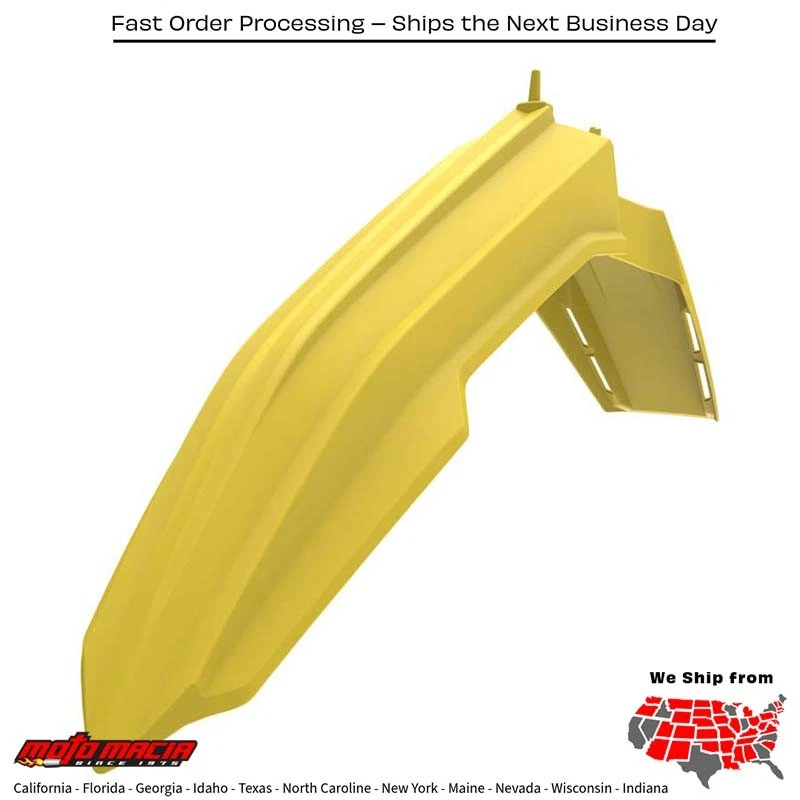 Guardabarros delantero amarillo Suzuki RM-Z450 2018-2025 Suzuki RM-Z250 2019-2025 Foto 1 de 1