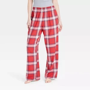 Colsie Women's Pajama Pant  Flannel  Elastic Waist  Wide Leg  Large - Picture 1 of 3