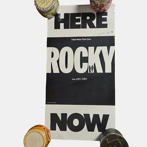 Bill Conti Rocky Movie Soundtrack Promo Poster 12x24 Vintage 1970s United Artist - Picture 1 of 6