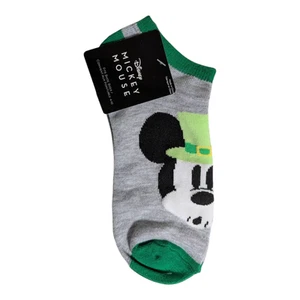 Disney - Mickey Mouse St Patrick's Day Socks - Size 4-10 Brand New with Tags - Picture 1 of 3
