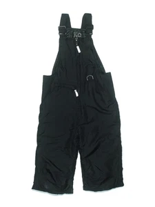 Arctic Quest Girls Black Snow Pants With Bib 7 - Picture 1 of 2
