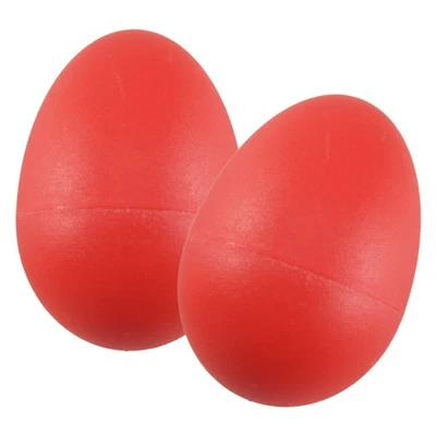 1 Paar Kunststoff Percussion Musik Ei Maracas Streuer rot C8I17294 - Bild 1 von 4
