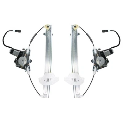 Juego de pares de reguladores de ventana eléctrica trasera con motores izquierdo y derecho para acento 00-05 Foto 1 de 4