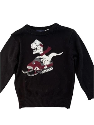 Niño NUEVO Suéter Dinosaurio Talla 9-12 Meses Algodón The Children’s Place Foto 1 de 4