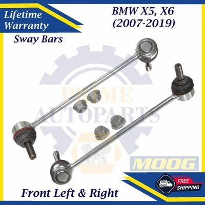 Barras estabilizadoras delanteras MOOG OEM para BMW X5 X6 2007-2019 garantía de por vida Foto 1 de 4