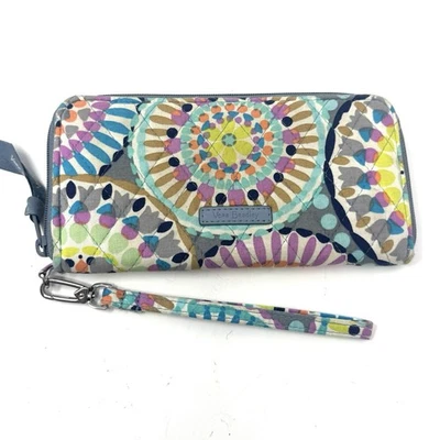 Cartera Muñequera Vera Bradley Sunny Medallion RFID Foto 1 de 4