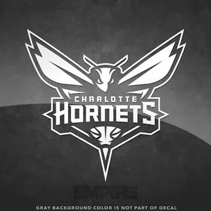 Charlotte Hornets Logo Vinyl Decal Sticker - 4" and Larger - 30+ Color Options! - Picture 1 of 8
