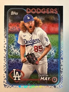 Dustin May All-Star Game Logo Variation HOLO Foil 2024 Topps ASG SP Dodgers - Picture 1 of 2