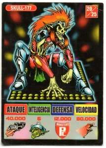 SKULL-117 20/25 MONSTERS CROMO KAOS THE GAME 1995 BOLLYCAO - Picture 1 of 2