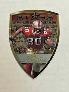 2000 PLAYOFF PRESTIGE JERRY RICE 488/500 STARS OF THE NFL DIE CUT 49ERS SP Z2 - Picture 1 of 2