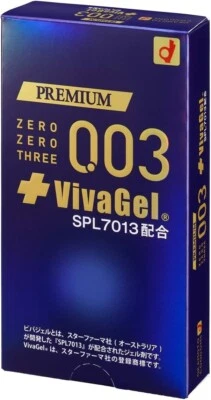 Condón Okamoto Premium Zero Zero Three Vivagel 10 piezas de JAPÓN Foto 1 de 2