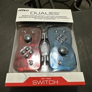 Nyko Dualies Motion Controllers for Nintendo Switch - Red And Blue New Sealed NS - Picture 1 of 4