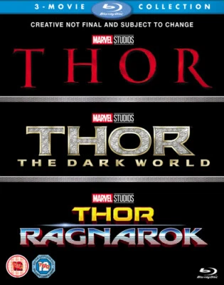 Thor: 3-movie Collection Blu-ray (2018) Chris Hemsworth, Waititi (DIR) cert 12 - Image 1 of 2