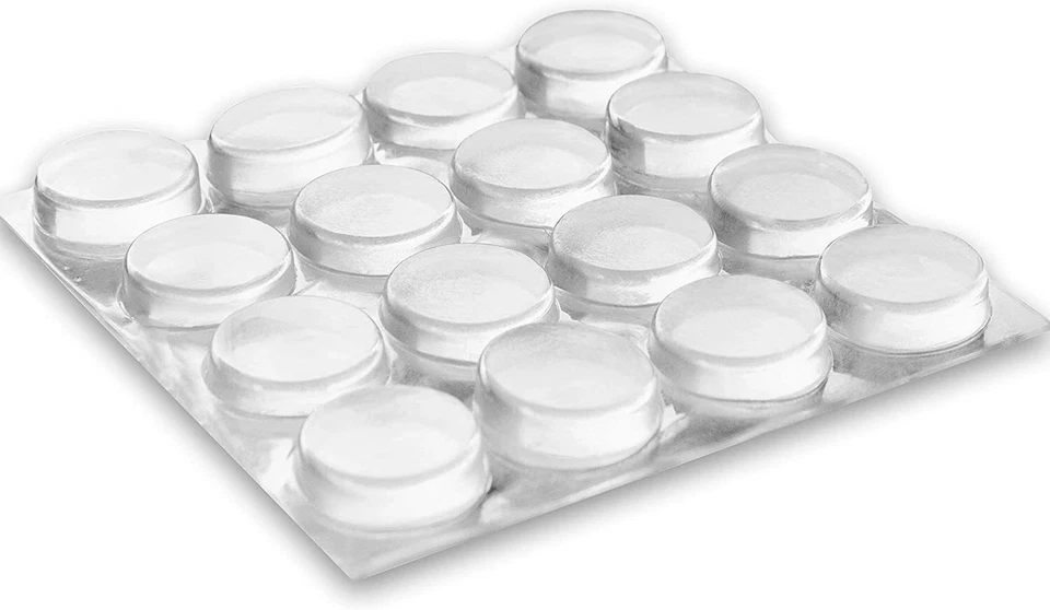 16 Stück - Türpuffer, Fensterpuffer, Puffer- Ø 11mm - Höhe 5 mm - selbstklebend  - Bild 1 von 1