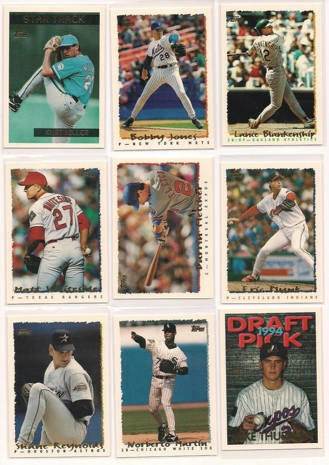 1995 Topps Baseball Trading Cards U Pick / Choose f/ List CHOICE #s 251-500 mb14 - Image 1 of 4