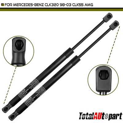 2 piezas soportes de elevación capó delantero para Mercedes-Benz A208 C208 CLK320 430 CLK55 AMG Foto 1 de 4