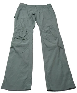 Columbia Pants Womens 6 R Green Nylon Rain Hiking Outdoor Lightweight 30x28 Read - Picture 1 of 15