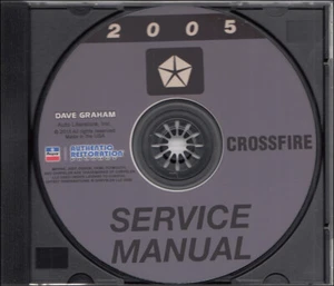 Chrysler Crossfire Shop 2005 conjunto manual en servicio de reparación de CD-ROM - Imagen 1 de 2