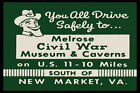 Melrose Civil War Museum Caverns New market VA Fridge Magnet