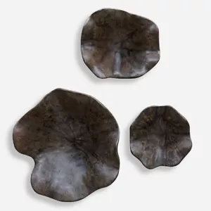 Uttermost Two Wood Wall Decor, Mocha/Set of 3 - 4361 - Picture 1 of 1