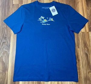 Life is Good Jake and Rocket Happy Hour neu mit Etikett marineblau Herren Medium " - Bild 1 von 8