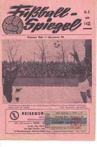 Cuaderno de programa de fútbol 63/64 RL Holstein Kiel - Hannover 96 + Ticket - Imagen 1 de 1