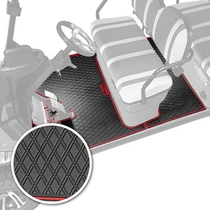 Xtreme Mats Full Coverage Golf Cart Floor Liner Mat 2pc Set for ICON i60/i40F - Picture 1 of 24