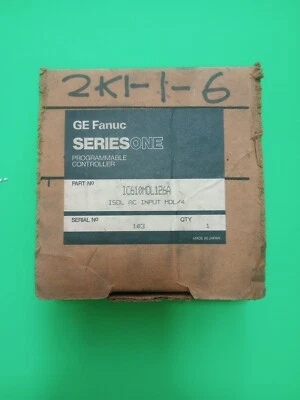 GE Fanuc IC610MDL126A isolated ac input module 4 circuit new - Image 1 of 3