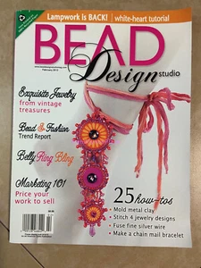 💐💕Bead Design Studio Magazine February 2012 -Marketing 101-Mold Metal Clay - Picture 1 of 17