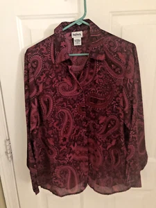 BonWorth Sheer Overblouse Size S - Picture 1 of 7
