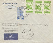 Libano: 1954: Beyrouth Per Francoforte - Ingegneria Elettrica