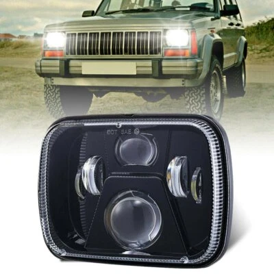 Faro LED PUNTO 5X7 7x6 para Jeep Wrangler YJ 1986-1995 Cherokee XJ 1984-2001 Foto 1 de 4