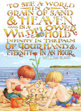 William Blake-Grain Of Sand Infinity-Handcrafted Magnet-W/Mary Engelbreit art