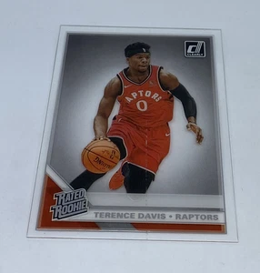 2019-20 Panini Clearly Donruss Terrence Davis Rated Rookie Card RC #92 - Picture 1 of 3