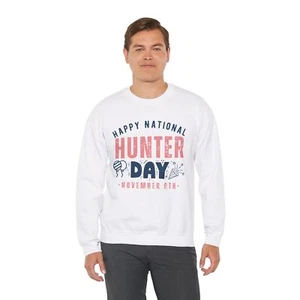 Sudadera Unisex Día Nacional del Cazador 9 de Noviembre Nombre - Imagen 1 de 6