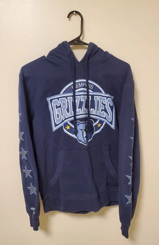 Mitchell & Ness Memphis Grizzlies Hoodie Sweatshirt Size Small NBA Basketball Cover