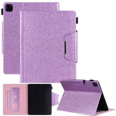 Funda de cuero con soporte abatible para Apple iPad 5º 6º 7º 8º 9º generación 10,2 pulgadas Foto 1 de 4