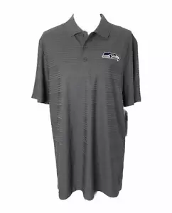 Polo Seattle Seahawks uomo grande NFL TX3 grigio freddo manica corta - Foto 1 di 8
