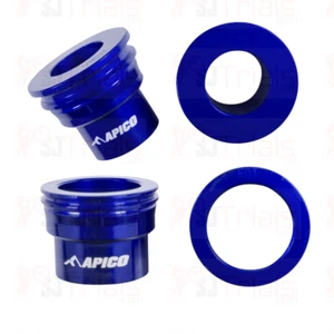 Espaciadores de rueda Husqvarna TE 125 250 300 FE 350 450 Apico delantero y trasero azul 2016 - - Imagen 1 de 10