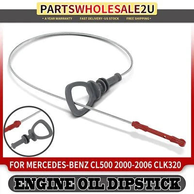 Varilla de medición de aceite de motor para Mercedes-Benz C215 CL500 2000-2006 CLK320 CLK430 E320 Foto 1 de 4