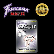 Fantasma Phantom Deck Tin With Over 25 Magic Tricks Svengali Cards Gimmick Gaff