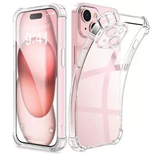 Coque iPhone 16 15 14 13 12 11 Transparente Souple Silicone Protection Antichoc - Imagen 1 de 11