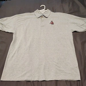 Gildan Active wear Gray NCSU Wolfpack Polo Sz  XLarge NC State North Carolina  - Picture 1 of 8