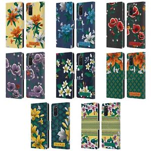 OFFICIAL FRIDA KAHLO FLOWERS LEATHER BOOK WALLET CASE COVER FOR SAMSUNG PHONES 1