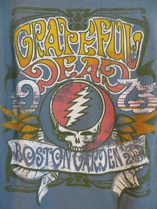 ZION Rootswear GRATEFUL DEAD Long Sleeve SHIRT Waffle Knit Thermal L LARGE - Picture 1 of 7