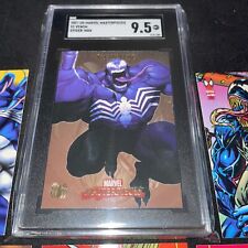 Marvel Masterpieces 2007 Venom SGC 9.5 + Bonus Marvel cards Trading Cards