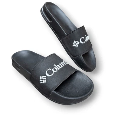 Sandalias Columbia para mujer con capucha River Slide negras talla 8 informales sin cordones Foto 1 de 4